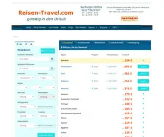 Reisen-Travel.com(Reisen in den Urlaub Reise Hotel Flug) Screenshot