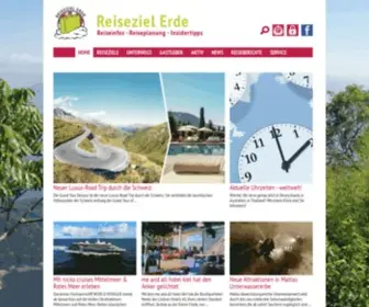 Reiseziel-Erde.de(Reiseziel Erde) Screenshot