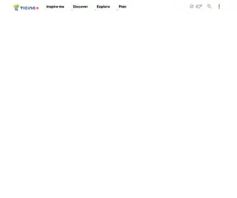 Reiseziel-Tessin.de(Information for travel and holidays in Ticino) Screenshot
