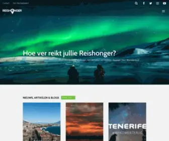 Reishonger.nl(Reisblog) Screenshot