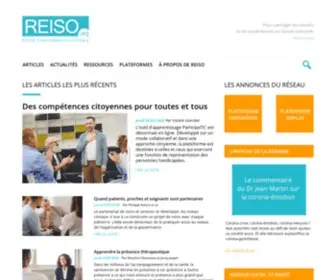 Reiso.org(Revue d’information Social et Santé de Suisse romande) Screenshot