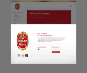 Reissdorf.de(REISSDORF KÖLSCH) Screenshot