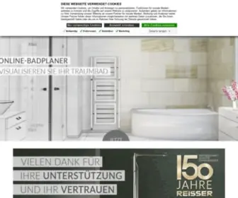Reisser.de(Badausstellung Sanitärbedarf Badmöbel) Screenshot