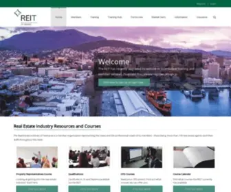 Reit.com.au(How to become a Real Estate Agent) Screenshot