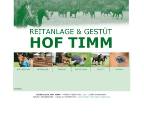 Reitanlage-Hof-Timm.de(Reitanlage Hof Timm) Screenshot