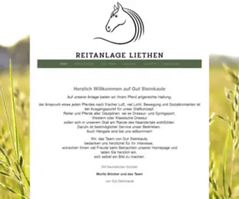 Reitanlage-Liethen.de(Gut Steinkaule) Screenshot