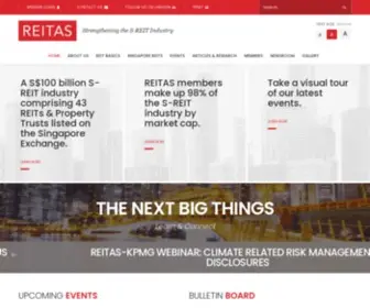 Reitas.sg(REIT Association of Singapore) Screenshot