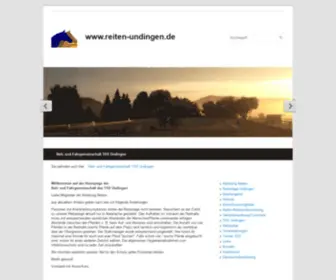 Reiten-Undingen.de(TSV Undingen) Screenshot