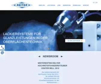 Reiter-OFT.de(Reiter: Automatische Oberflächentechnik aus Winnenden) Screenshot