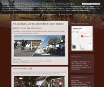 Reiterhof-Lukas.de(Reiterhof Lukas in Leipzig) Screenshot