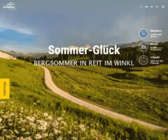 Reitimwinkl.de(Urlaub in Reit im Winkl/ Bayerische Alpen) Screenshot