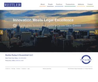 Reitlerlaw.com(Reitler Kailas & Rosenblatt) Screenshot