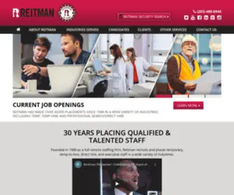 Reitmanpersonnel.com(Reitman Personnel Services) Screenshot