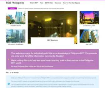 Reitphilippines.com(Real Estate Investment Trust Philippines) Screenshot