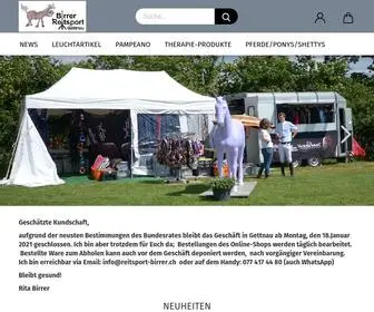 Reitsport-Birrer.ch(Reitsport Birrer) Screenshot