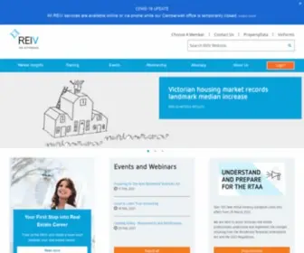 Reiv.com.au(The real estate institute of victoria (reiv)) Screenshot