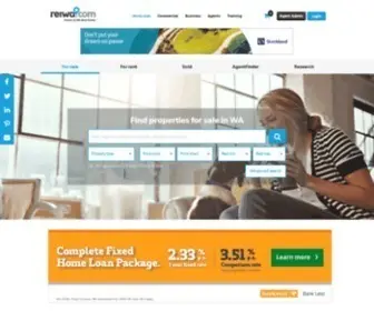 Reiwa.com.au(Real Estate Perth) Screenshot