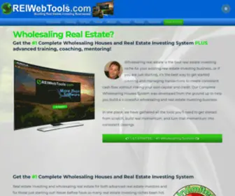 Reiwebtools.com(Real Estate Investing and Wholesaling Houses) Screenshot