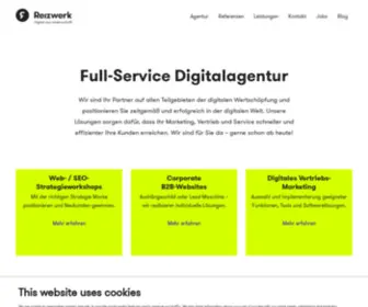 Reizwerk.com(Internetagentur Weinheim) Screenshot