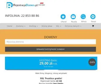 RejestracJadomen.pl(Strona g) Screenshot