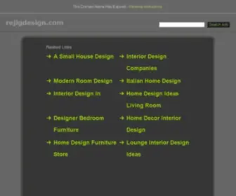 Rejigdesign.com(REJIG Home Design) Screenshot