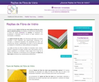 Rejillasdefibradevidrio.com(Rejillas de Fibra de Vidrio) Screenshot