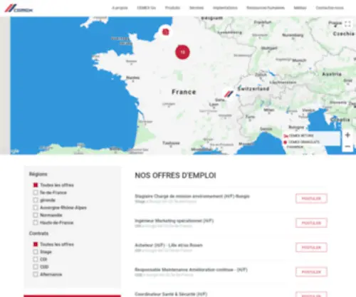 Rejoignez-Cemex.fr(Rejoignez Cemex) Screenshot