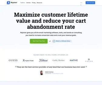 Rejoiner.com(Marketing Automation Software for Ecommerce) Screenshot