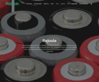 Rejouleenergy.com(ReJoule Inc) Screenshot