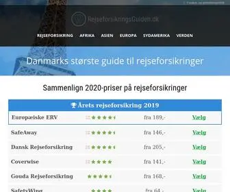 Rejseforsikringsguiden.dk(Priser p) Screenshot