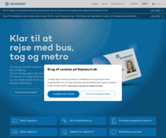 Rejsekort.dk(Forside) Screenshot