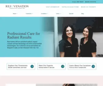 Rejuv.ca(Rejuvenation Dermatology Clinic Edmonton) Screenshot