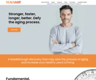RejuvantWorld.com(Rejuvant™) Screenshot