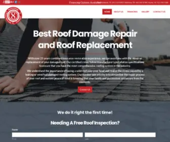 Rejuven8Roofingandrestoration.com(Roof Repair) Screenshot