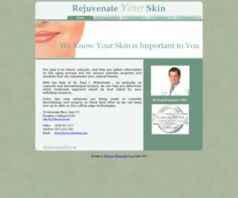 Rejuvenateskin.com(RejuvenateSkin) Screenshot