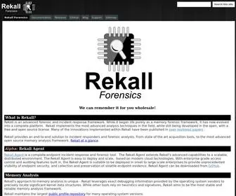 Rekall-Forensic.com(Rekall Forensics) Screenshot