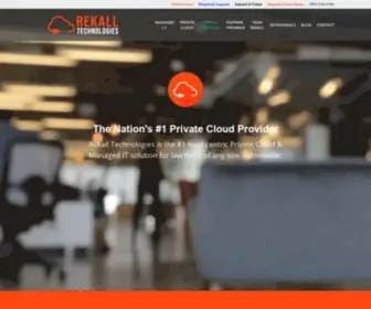 Rekalltech.com(Private Cloud Services For Law Firms) Screenshot