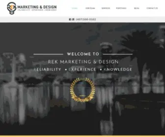 Rekmarketing.com(REK Marketing and Design) Screenshot