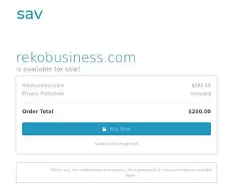 Rekobusiness.com(The premium domain name) Screenshot