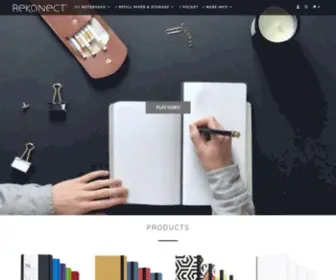 Rekonect.com(Magnetic Notebook Rekonect) Screenshot