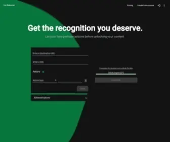 Rekonise.com(Content Creator Tools) Screenshot