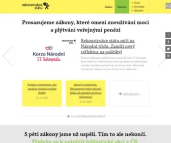 Rekonstrukcestatu.cz(Rekonstrukcestatu) Screenshot