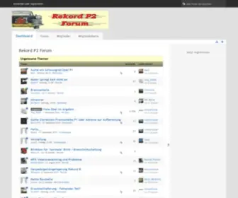 Rekord-P2-Forum.de(Rekord P2 Forum) Screenshot
