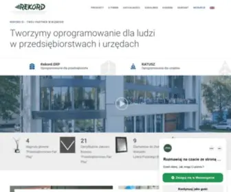 Rekord.com.pl(REKORD Systemy Informatyczne) Screenshot