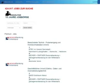 Rekruter.de(Kostenlose Jobbörse) Screenshot