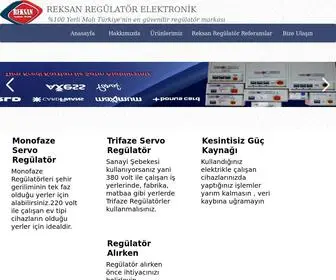 Reksanregulator.com(Reksan Servo Regülatör) Screenshot