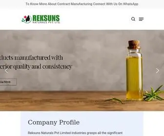 Reksunscontractmanufacturing.com(Contract Manufacturing Company In Mumbai) Screenshot