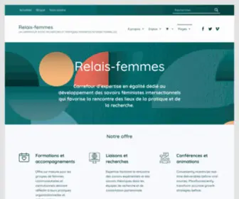 Relais-Femmes.qc.ca(Joomla template for education purpose from JoomlArt) Screenshot