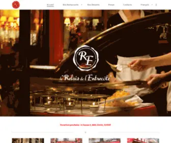 Relaisentrecote.fr(Le relais de l'entrecote) Screenshot