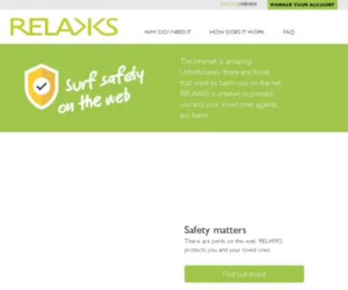 Relakks.com(Surf anonymously with VPN and proxy) Screenshot